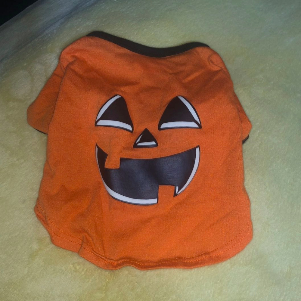 dog pumpkin costume /shirt size small